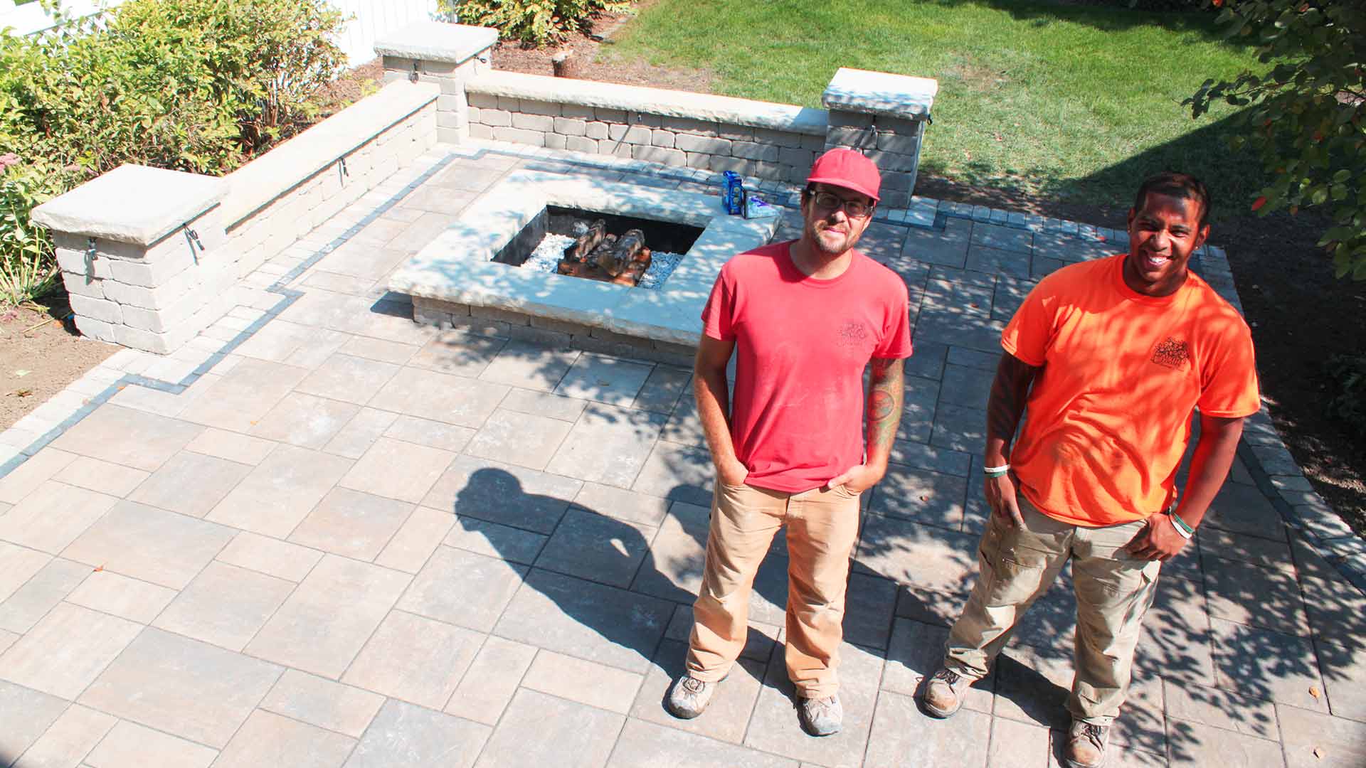 We hire team members to work on the various landscaping and hardscaping projecs