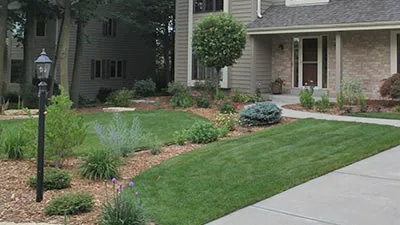 Healthy and fertilized home lawn in Brookfield, Elm Grove, WI.